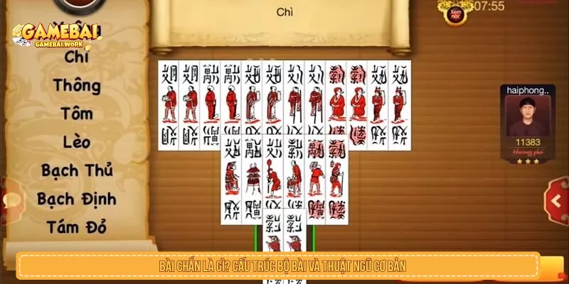 Bài Chắn Là Gì? Luật Chơi, Cách Ù Và Cước Sắc Cơ Bản Cấu trúc bộ bài chắn và thuật ngữ cơ bản