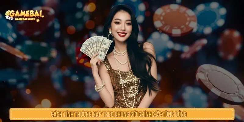 Thưởng Nạp Theo Khung Giờ Là Gì? Cách Đọc Ưu Đãi Cách tính thưởng nạp theo khung giờ theo tỷ lệ bonus