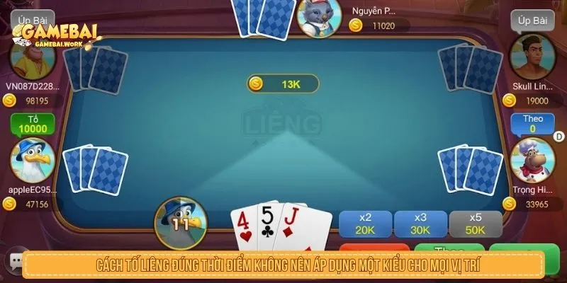 Cách Tố Liêng Đúng Thời Điểm Và Những Lỗi Cần Tránh Cách tố liêng đúng thời điểm cần thay đổi theo vị trí ngồi