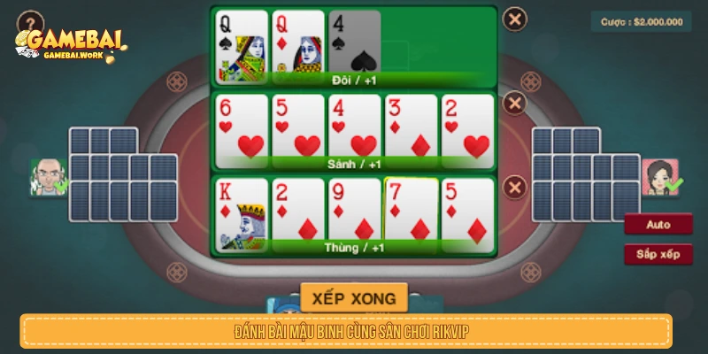Game Bài RIKVIP – Hệ Thống Trò Chơi Bài Đổi Thưởng Hot 2026 Mậu binh trong game bài RIKVIP