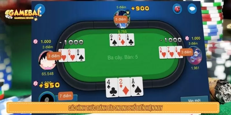 Các Hình Thức Đánh Bài Online Phổ Biến Hiện Nay Được Săn Đón Các Hình Thức Đánh Bài Online Phổ Biến Hiện Nay