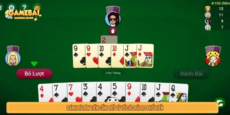 Đánh bài ăn tiền cần biết gì về các rủi ro phổ biến Đánh bài ăn tiền cần biết gì về các rủi ro phổ biến